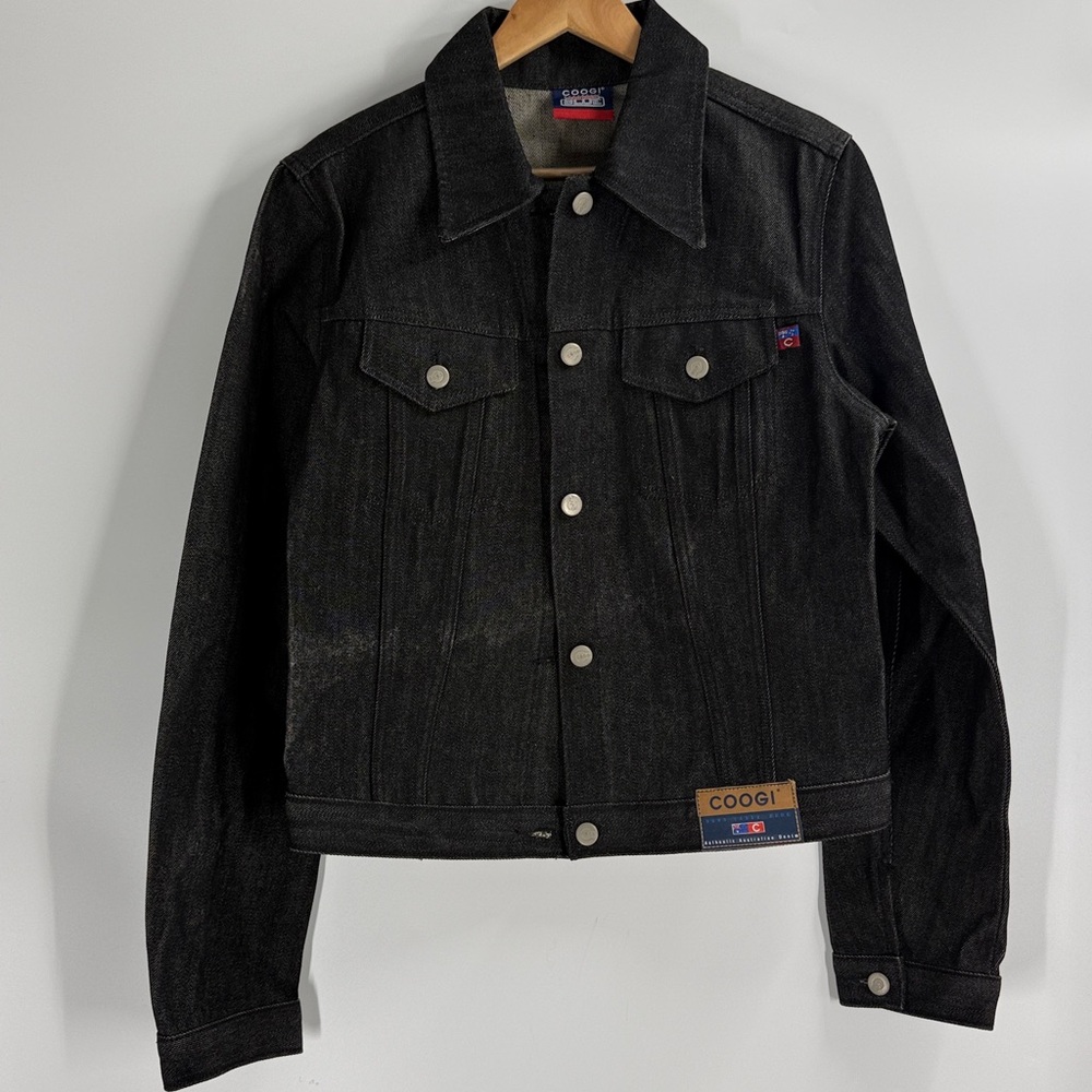 Coogi down under blue Authentic Australian denim trucker jacket men's large